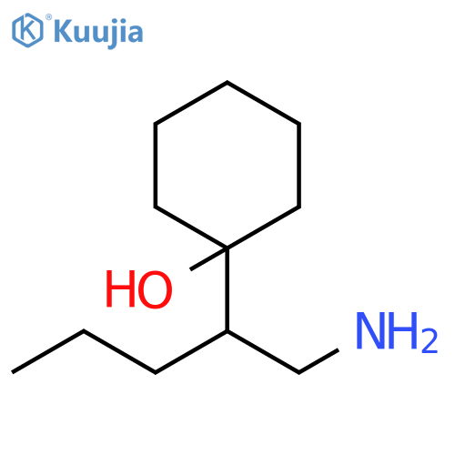 Cyclohexanol, 1-[1-(aminomethyl)butyl]- structure