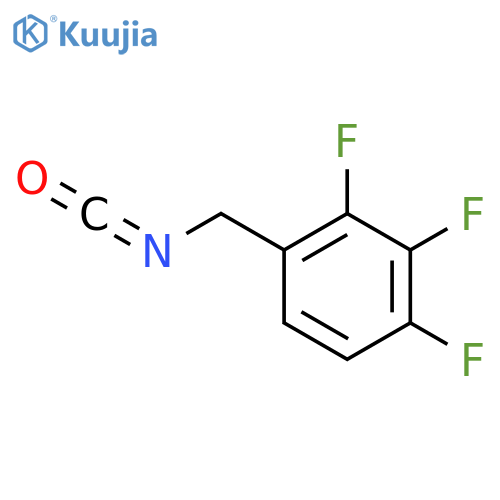 1,2,3-trifluoro-4-(isocyanatomethyl)benzene structure