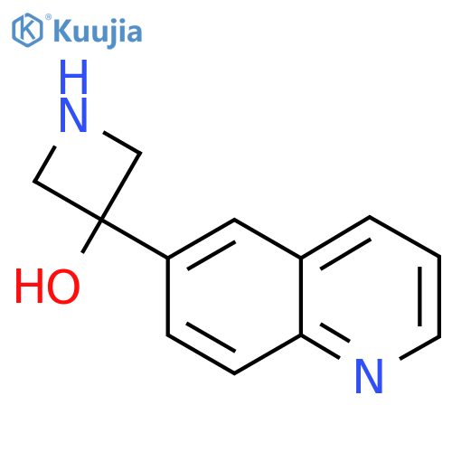 3-(quinolin-6-yl)azetidin-3-ol structure