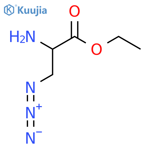 Ethyl 2-amino-3-azidopropanoate structure