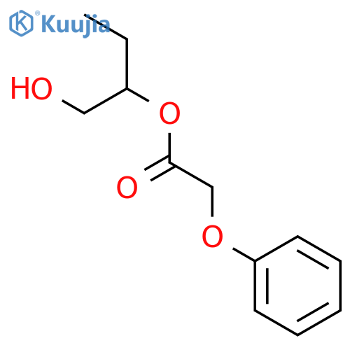 Acetic acid, phenoxy-, 1-(hydroxymethyl)propyl ester structure