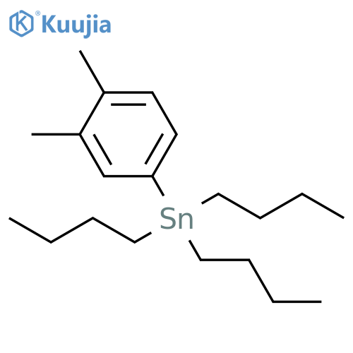 4-(Tributylstannyl)-1,2-dimethylbenzene structure