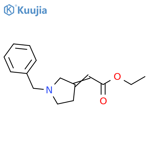 ethyl 2-(3Z)-1-benzylpyrrolidin-3-ylideneacetate structure