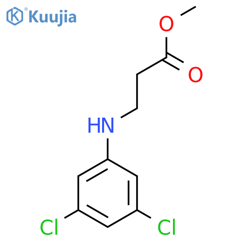 Methyl 3-[(3,5-dichlorophenyl)amino]propanoate structure
