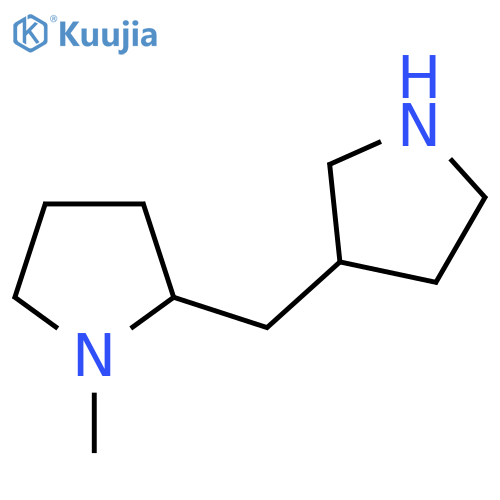 1-methyl-2-(pyrrolidin-3-yl)methylpyrrolidine structure