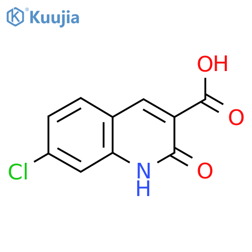7-Chloro-2-oxo-1,2-dihydroquinoline-3-carboxylic acid structure