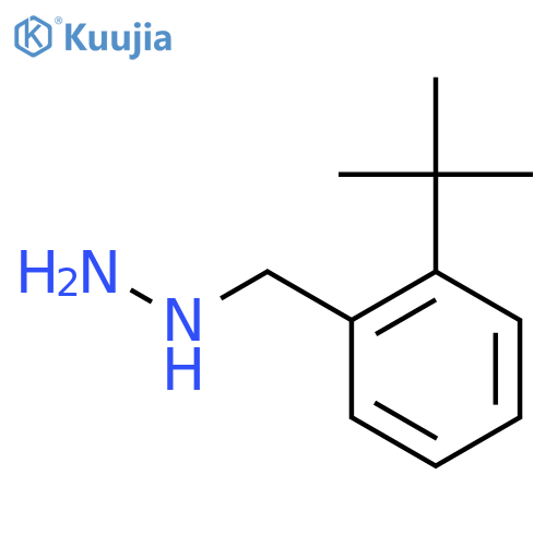 (2-tert-butylphenyl)methylhydrazine structure