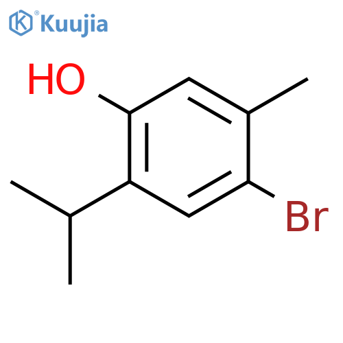 4-Bromo-5-methyl-2-(propan-2-yl)phenol structure