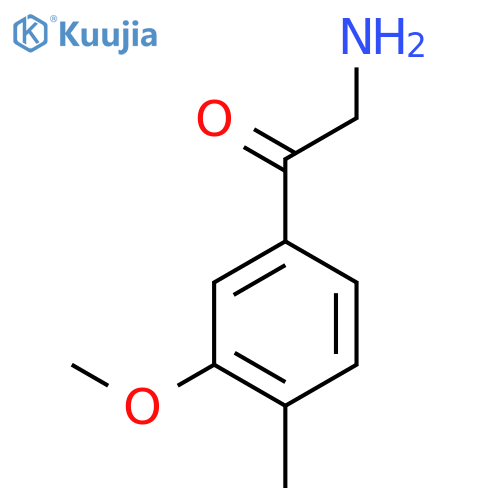 2-amino-1-(3-methoxy-4-methylphenyl)ethan-1-one structure
