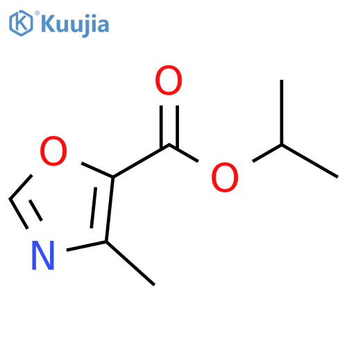 propan-2-yl 4-methyl-1,3-oxazole-5-carboxylate structure