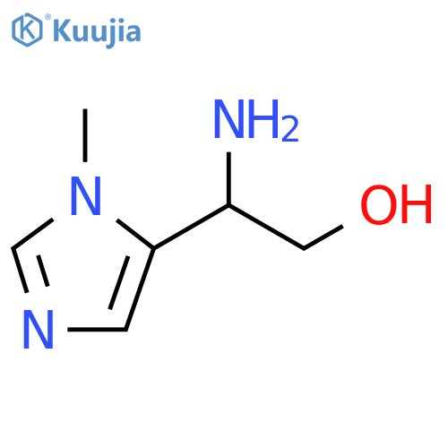2-amino-2-(1-methyl-1H-imidazol-5-yl)ethan-1-ol structure