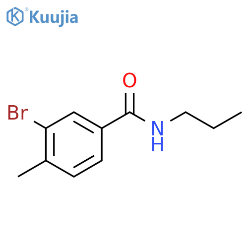 4-Bromo-3-methyl-N-propylbenzamide structure