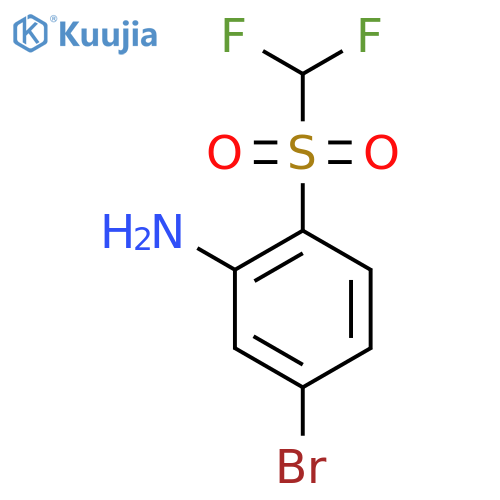 5-Bromo-2-difluoromethanesulfonylaniline structure