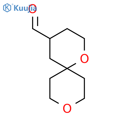 1,9-dioxaspiro5.5undecane-4-carbaldehyde structure