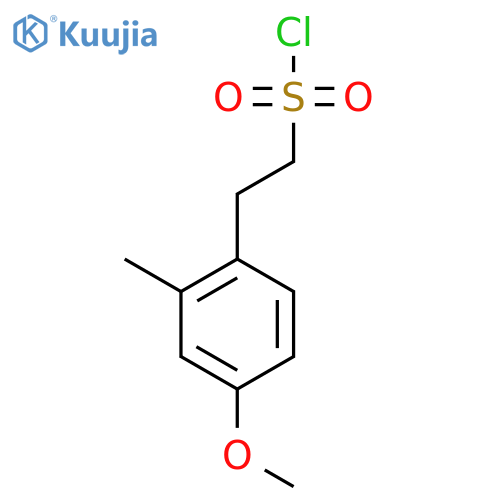 2-(4-Methoxy-2-methylphenyl)ethane-1-sulfonyl chloride structure