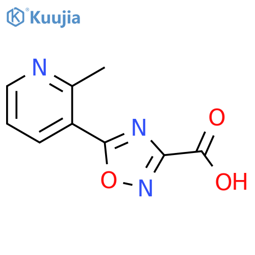 5-(2-Methylpyridin-3-yl)-1,2,4-oxadiazole-3-carboxylic acid structure