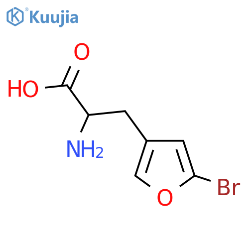 2-amino-3-(5-bromofuran-3-yl)propanoic acid structure