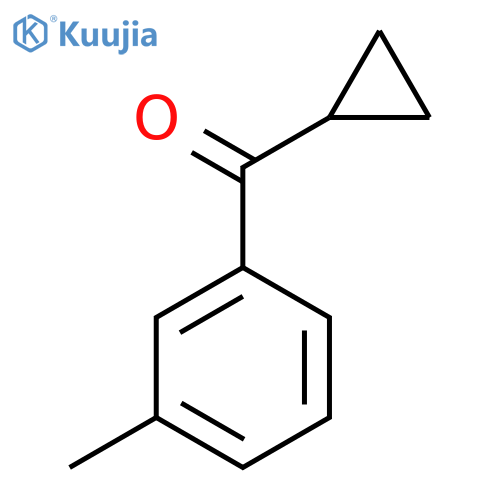 Cyclopropyl 3-methylphenyl ketone structure