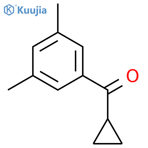Cyclopropyl 3,5-dimethylphenyl ketone structure