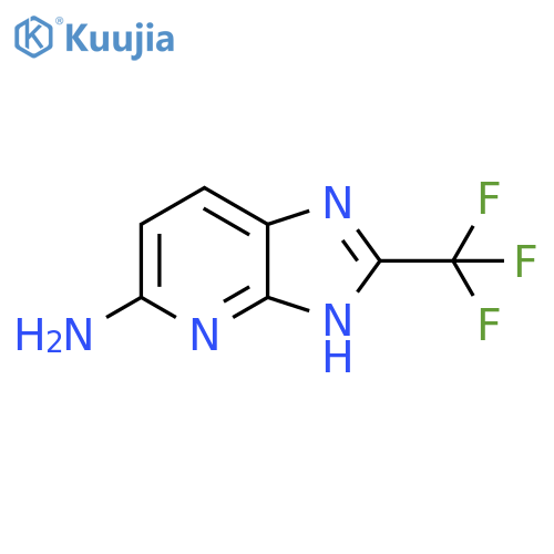 3H-Imidazo[4,5-b]pyridin-5-amine, 2-(trifluoromethyl)- structure