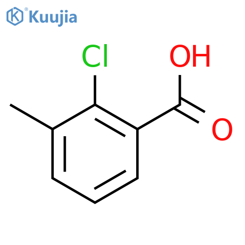 2-Chloro-3-methylbenzoic acid structure
