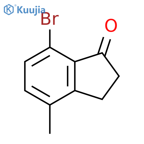 7-Bromo-4-methyl-2,3-dihydro-1H-inden-1-one structure