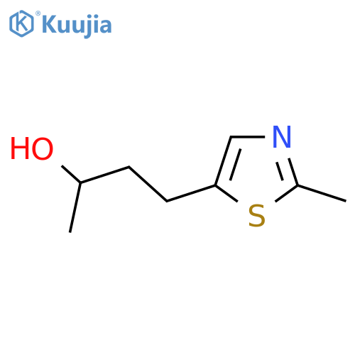 4-(2-methyl-1,3-thiazol-5-yl)butan-2-ol structure