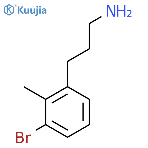 3-(3-bromo-2-methylphenyl)propan-1-amine structure