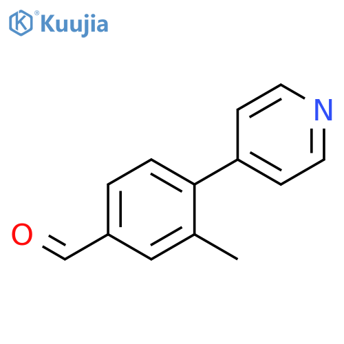 3-Methyl-4-(pyridin-4-yl)benzaldehyde structure