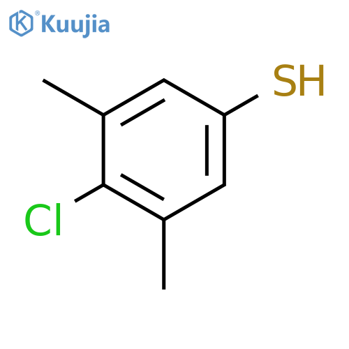 Benzenethiol, 4-chloro-3,5-dimethyl- structure