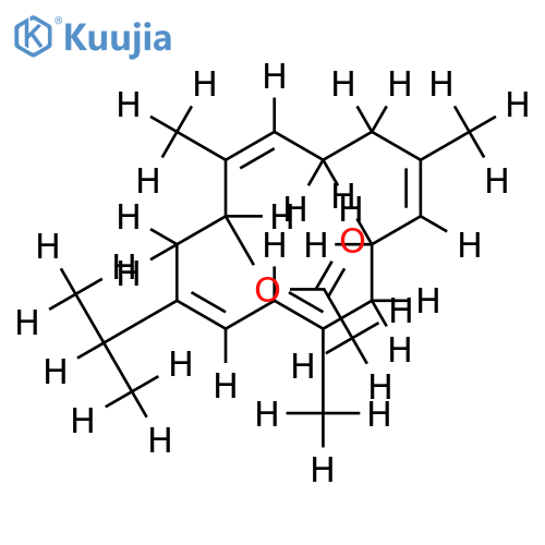 13-acetoxycembra-1,3,7,11-tetraene structure