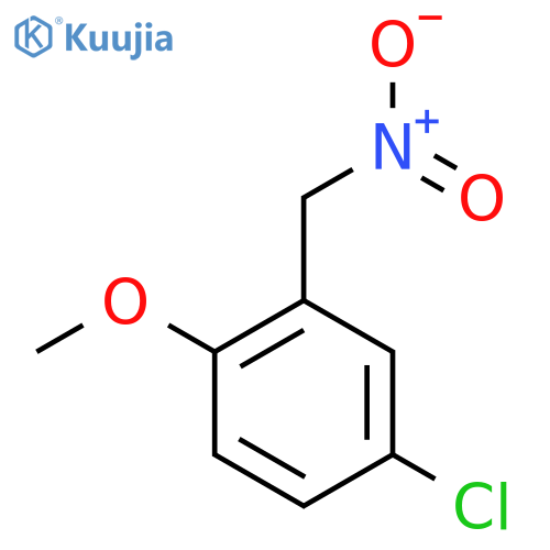 4-chloro-1-methoxy-2-(nitromethyl)benzene structure