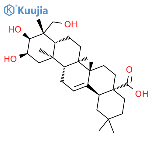Olean-12-en-28-oicacid, 2,3,23-trihydroxy-, (2a,3a,4b)- structure