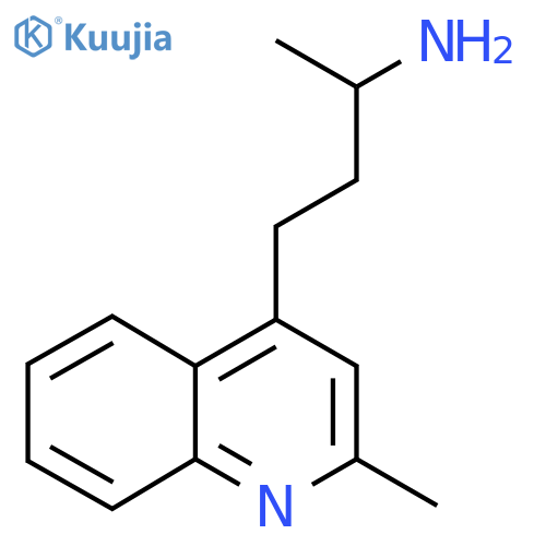 4-(2-methylquinolin-4-yl)butan-2-amine structure