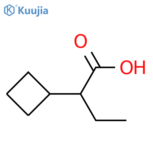 2-cyclobutylbutanoic acid structure