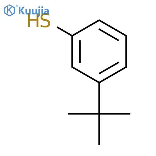 3-tert-butylbenzenethiol structure
