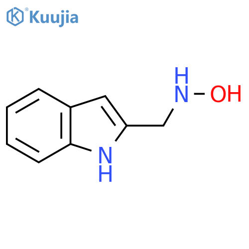 N-(1H-indol-2-yl)methylhydroxylamine structure