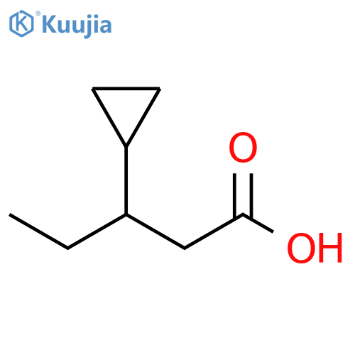 3-CYCLOPROPYLPENTANOIC ACID structure