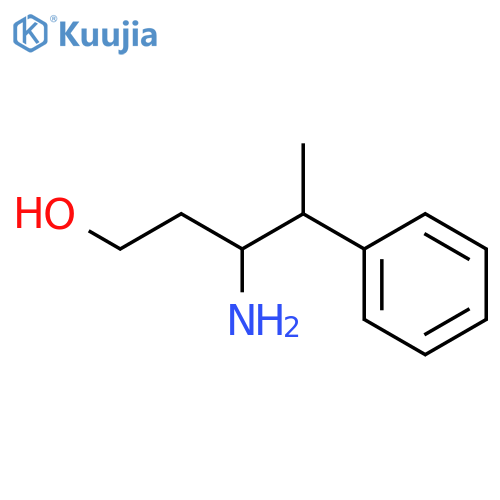 3-amino-4-phenylpentan-1-ol structure