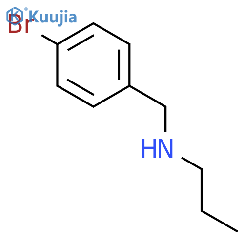(4-Bromophenyl)methyl(propyl)amine structure