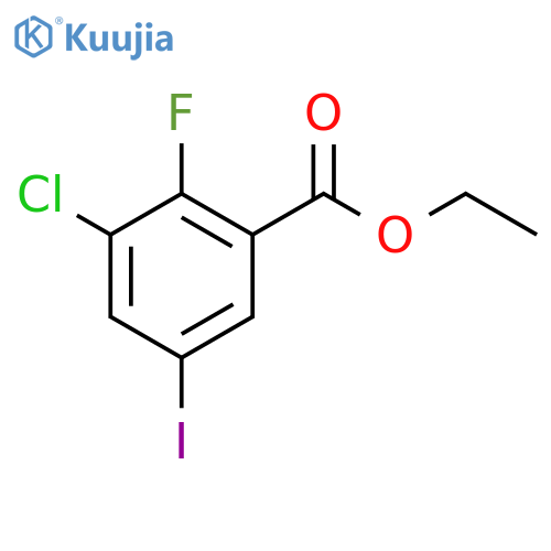 Benzoic acid, 3-chloro-2-fluoro-5-iodo-, ethyl ester structure