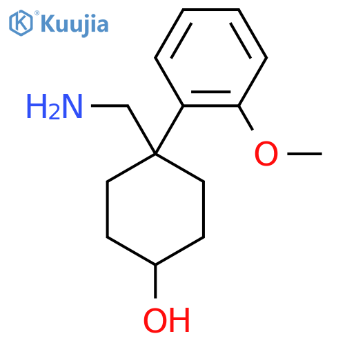 4-(aminomethyl)-4-(2-methoxyphenyl)cyclohexan-1-ol structure