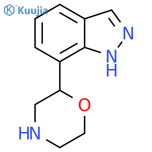 7-(morpholin-2-yl)-1H-indazole structure