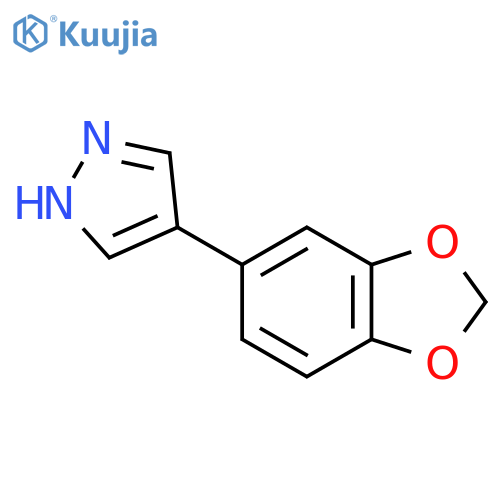 4-(1,3-dioxaindan-5-yl)-1H-pyrazole structure