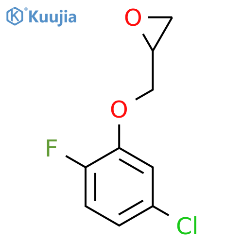 2-[(5-Chloro-2-fluorophenoxy)methyl]oxirane structure