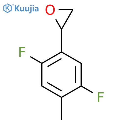 2-(2,5-difluoro-4-methylphenyl)oxirane structure
