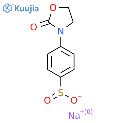 Sodium 4-(2-oxo-1,3-oxazolidin-3-yl)benzene-1-sulfinate structure