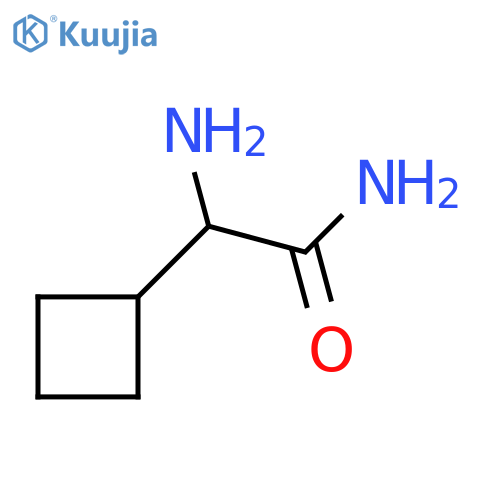 2-Amino-2-cyclobutylacetamide structure