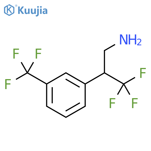 Benzeneethanamine, β,3-bis(trifluoromethyl)- structure