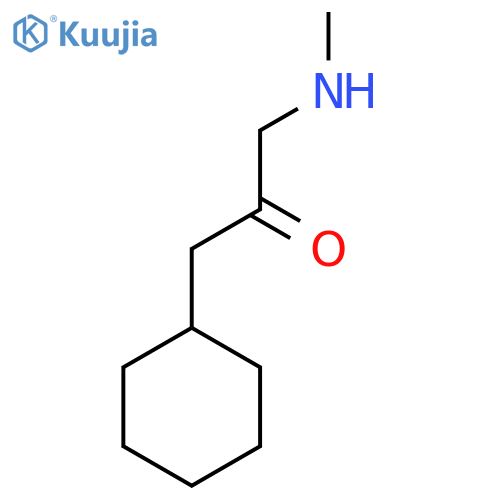 1-cyclohexyl-3-(methylamino)propan-2-one structure